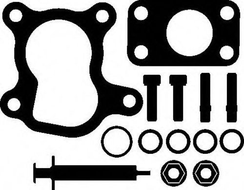 Set montaj, turbocompresor CITROEN NEMO combi (2009 - 2016) ELRING 714.590 piesa NOUA