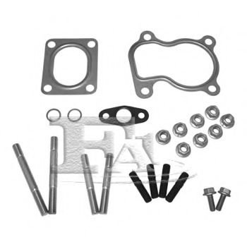 Set montaj, turbocompresor FIAT STRADA pick-up (178E) (1998 - 2016) FA1 KT330100 piesa NOUA