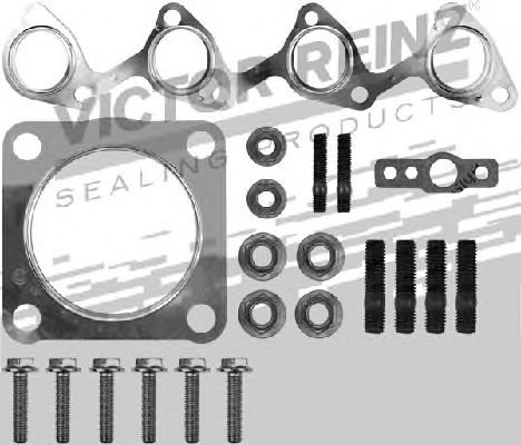 Set montaj, turbocompresor FORD FOCUS (DAW, DBW) (1998 - 2007) VICTOR REINZ 04-10062-01 piesa NOUA