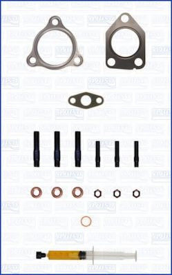 Set montaj, turbocompresor HYUNDAI H-1 Starex (H300) caroserie (TQ) (2008 - 2016) AJUSA JTC11767 pie...