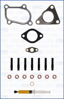 Set montaj, turbocompresor (JTC11445 AJUSA) NISSAN