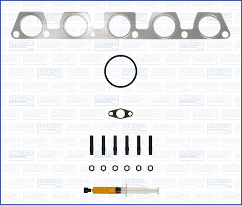Set montaj, turbocompresor (JTC11759 AJUSA) AUDI