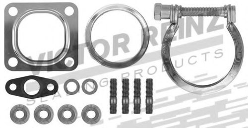 Set montaj, turbocompresor LANCIA LYBRA SW (839BX) (1999 - 2005) VICTOR REINZ 04-10223-01 piesa NOUA