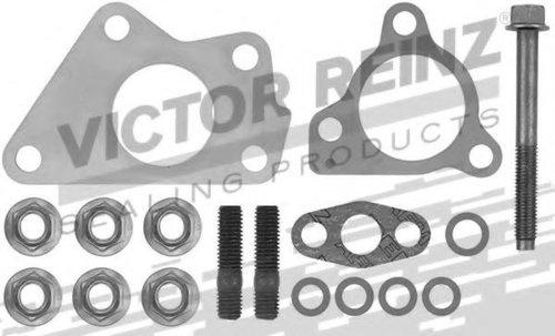Set montaj, turbocompresor MAZDA 6 (GG) (2002 - 2008) VICTOR REINZ 04-10071-01 piesa NOUA