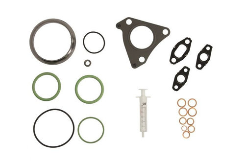 Set montaj, turbocompresor MERCEDES C-CLASS Cupe (C205) (2015 - 2016) ELRING 455.220 piesa NOUA