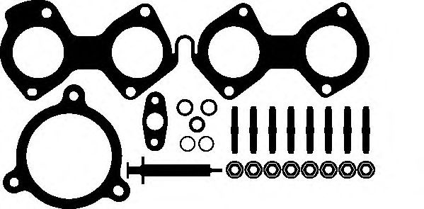 Set montaj, turbocompresor MERCEDES C-CLASS T-Model (S204) (2007 - 2014) ELRING 790.180 piesa NOUA