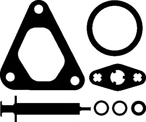 Set montaj, turbocompresor MERCEDES E-CLASS T-Model (S211) (2003 - 2009) ELRING 715.740 piesa NOUA