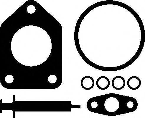 Set montaj, turbocompresor MINI MINI PACEMAN (R61) (2012 - 2016) ELRING 456.100 piesa NOUA