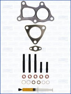 Set montaj, turbocompresor MITSUBISHI PAJERO III (V7_W, V6_W) (1999 - 2007) AJUSA JTC11196 piesa NOU...