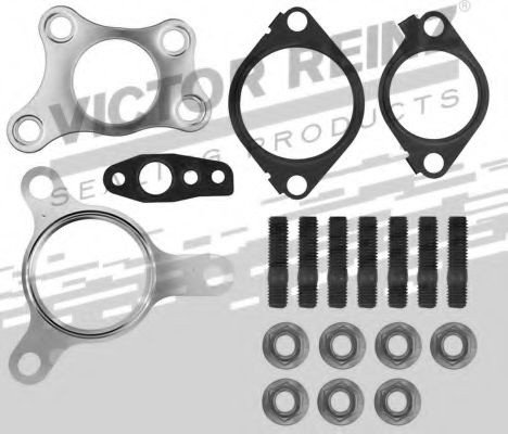 Set montaj, turbocompresor NISSAN NAVARA (D40) (2004 - 2016) VICTOR REINZ 04-10170-01 piesa NOUA