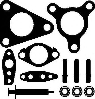 Set montaj, turbocompresor NISSAN PRIMERA (P12) (2002 - 2016) ELRING 728.500 piesa NOUA