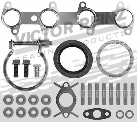 Set montaj, turbocompresor OPEL ASTRA H Combi (L35) (2004 - 2016) VICTOR REINZ 04-10209-01 piesa NOUA