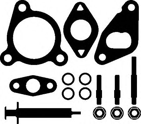 Set montaj, turbocompresor OPEL ASTRA H (L48) (2004 - 2016) ELRING 716.760 piesa NOUA