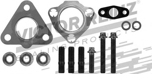 Set montaj, turbocompresor OPEL CORSA C (F08, F68) (2000 - 2009) VICTOR REINZ 04-10072-01 piesa NOUA