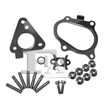 Set montaj, turbocompresor OPEL MOVANO platou / sasiu (U9, E9) (1998 - 2010) FA1 KT120030 piesa NOUA