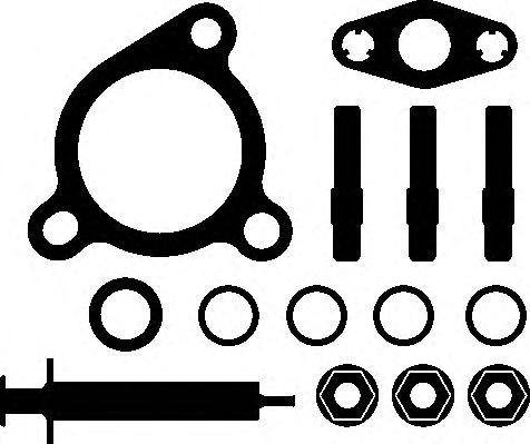 Set montaj, turbocompresor OPEL VECTRA C (2002 - 2016) ELRING 746.450 piesa NOUA