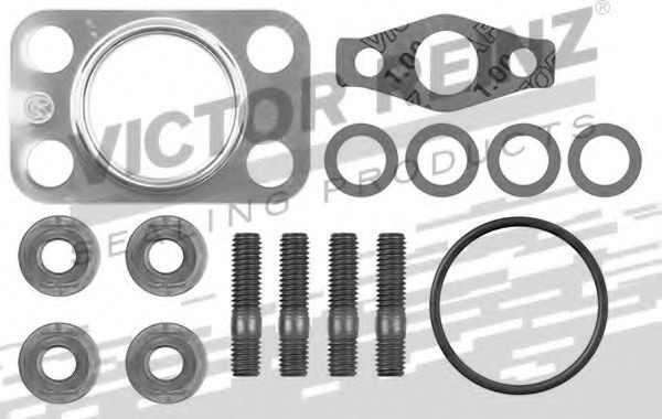 Set montaj, turbocompresor PEUGEOT 308 (4A, 4C) (2007 - 2016) VICTOR REINZ 04-10043-01 piesa NOUA