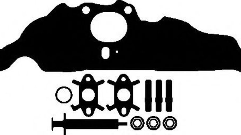 Set montaj, turbocompresor RENAULT KANGOO Express (FW0/1) (2008 - 2016) ELRING 382.490 piesa NOUA