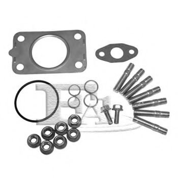 Set montaj, turbocompresor SAAB 9-3 (YS3D) (1998 - 2003) FA1 KT540006 piesa NOUA