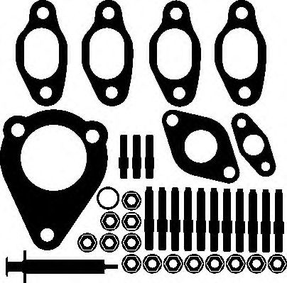 Set montaj, turbocompresor SKODA FABIA II (2006 - 2014) ELRING 704.020 piesa NOUA