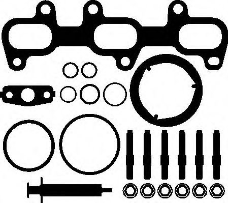 Set montaj, turbocompresor SKODA FABIA II Combi (2007 - 2014) ELRING 245.850 piesa NOUA