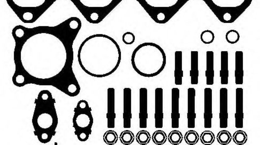 Set montaj, turbocompresor SKODA RAPID (NH3) (2012 - 2016) ELRING 214.600 piesa NOUA