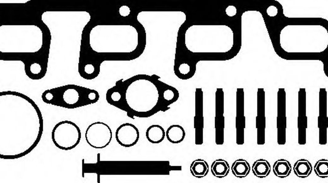 Set montaj, turbocompresor SKODA RAPID (NH3) (2012 - 2016) ELRING 244.441 piesa NOUA