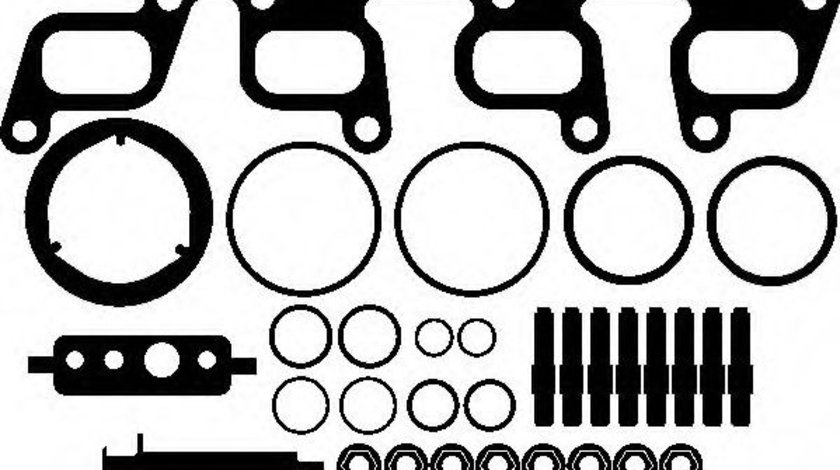 Set montaj, turbocompresor SKODA RAPID (NH3) (2012 - 2016) ELRING 232.830 piesa NOUA
