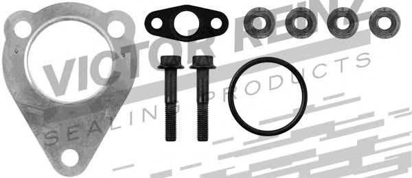 Set montaj, turbocompresor SKODA SUPERB I (3U4) (2001 - 2008) VICTOR REINZ 04-10058-01 piesa NOUA