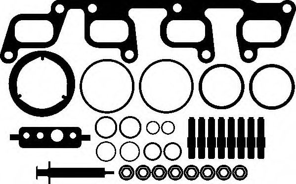 Set montaj, turbocompresor SKODA SUPERB II Combi (3T5) (2009 - 2015) ELRING 232.830 piesa NOUA