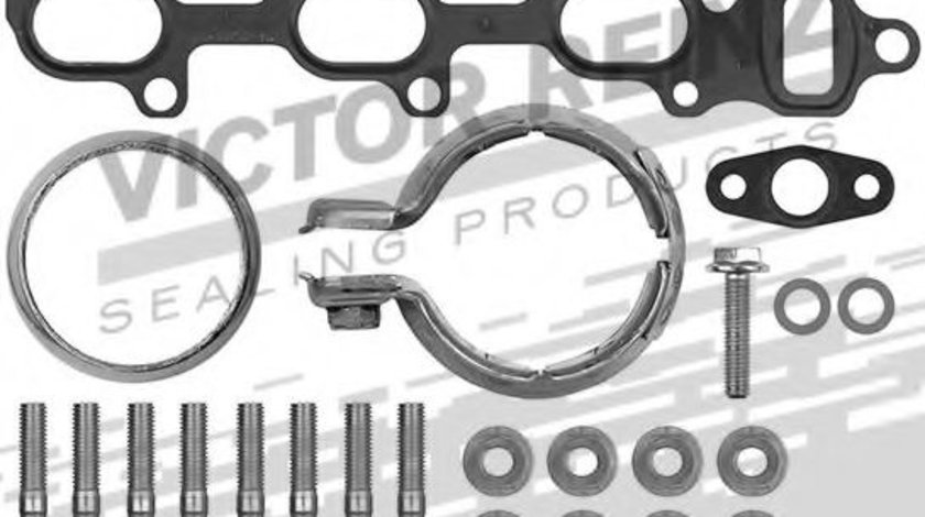 Set montaj, turbocompresor SMART FORFOUR (454) (2004 - 2006) VICTOR REINZ 04-10227-01 piesa NOUA