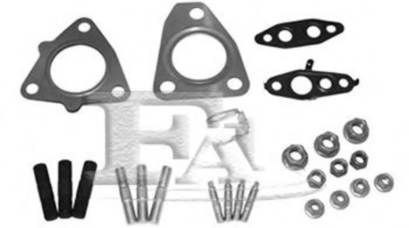 Set montaj, turbocompresor TOYOTA AVENSIS Limuzina (T25) (2003 - 2008) FA1 KT770020 piesa NOUA