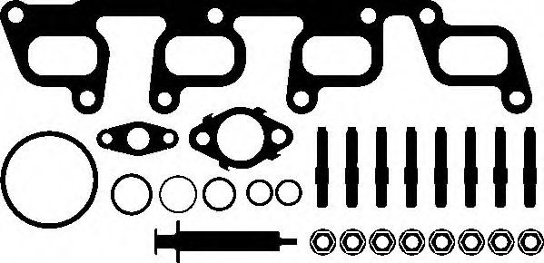 Set montaj, turbocompresor VW BEETLE Cabriolet (5C7) (2011 - 2016) ELRING 244.441 piesa NOUA
