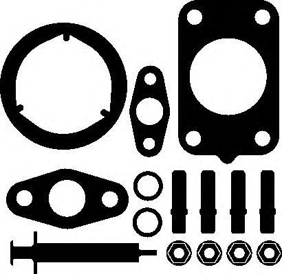 Set montaj, turbocompresor VW CRAFTER 30-50 platou / sasiu (2F) (2006 - 2016) ELRING 196.420 piesa N...