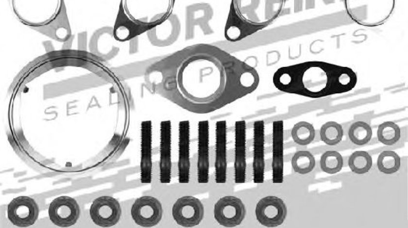 Set montaj, turbocompresor VW GOLF PLUS (5M1, 521) (2005 - 2013) VICTOR REINZ 04-10050-01 piesa NOUA