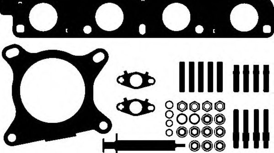 Set montaj, turbocompresor VW PASSAT CC (357) (2008 - 2012) ELRING 261.160 piesa NOUA