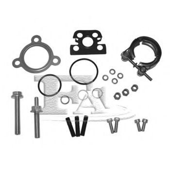 Set montaj, turbocompresor VW TOUAREG (7LA, 7L6, 7L7) (2002 - 2010) FA1 KT110530 piesa NOUA