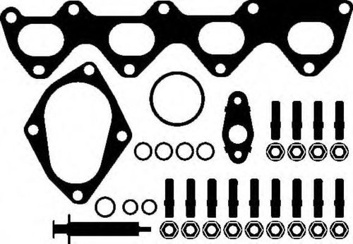 Set montaj, turbocompresor VW TOURAN (1T3) (2010 - 2015) ELRING 240.050 piesa NOUA