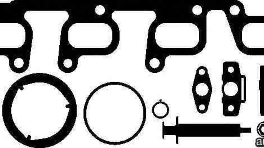 Set montaj, turbocompresor VW TRANSPORTER V platou / sasiu (7JD, 7JE, 7JL, 7JY, 7JZ, 7FD, ELRING 286.180