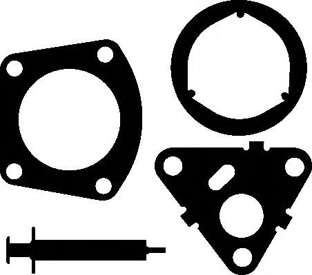Set montaj, turbocompresor VW TRANSPORTER V platou / sasiu (7JD, 7JE, 7JL, 7JY, 7JZ, 7FD) (2003 - 2016) ELRING 716.270 piesa NOUA