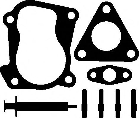 Set montaj, turbocompresor VW VENTO (1H2) (1991 - 1998) ELRING 704.010 piesa NOUA