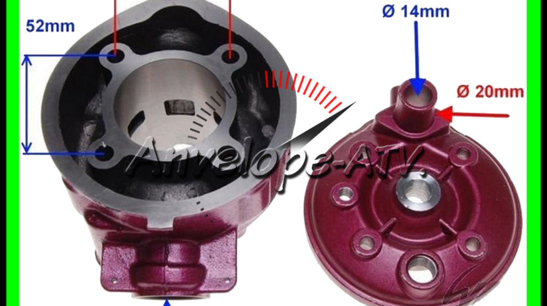 Set Motor AM6 80 90cc MBK X-Limit X-Power MOTORHISPANIA FURIA RX 80 90