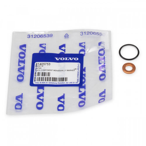 Set O-Ring + Saiba Injector Oe Volvo S80 2 2010-2016 31405753