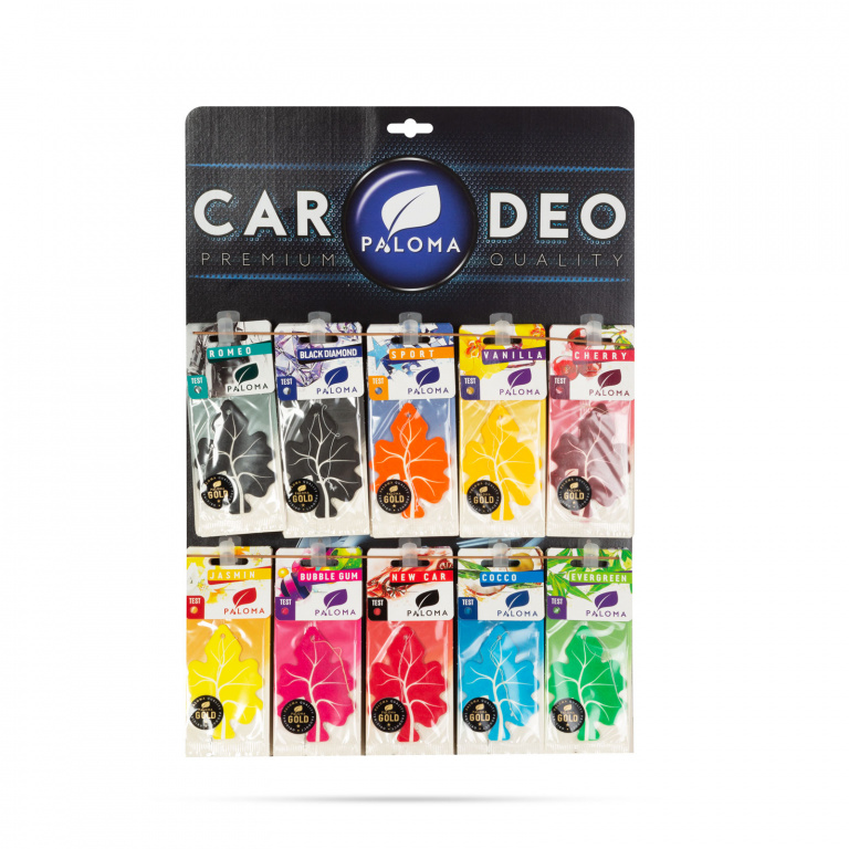 Set Odorizante auto Paloma Gold 90 buc P03490N