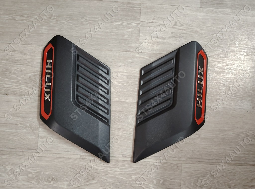 SET ORNAMENT CAPOTA PENTRU TOYOTA HILUX REVO 2016-2025 MB/RD [2-BUC]