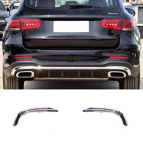 Set Ornament Crom Bara Spate Dreapta + Stanga Am Mercedes-Benz GLC X253 2020-2023 A2538858406 + A253...