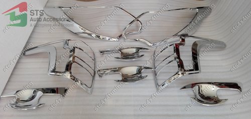 SET ORNAMENT EXTERIOR CROMATE MITSUBISHI L200 TRITON 2015-2018 [8-BUC]