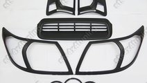 SET ORNAMENT EXTERIOR NEGRE MATTE TOYOTA HILUX VIG...