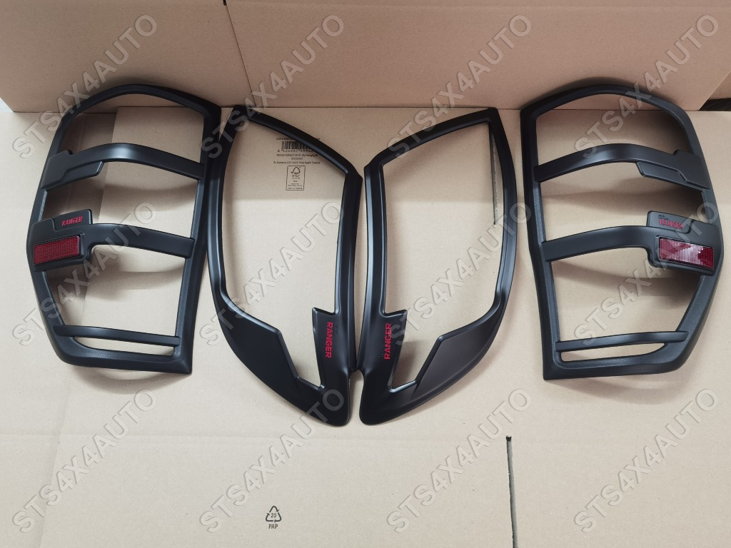 SET ORNAMENT FARURI + ORNAMENT STOPURI FORD RANGER T6 2012-2015 MB [V1][4-BUC]
