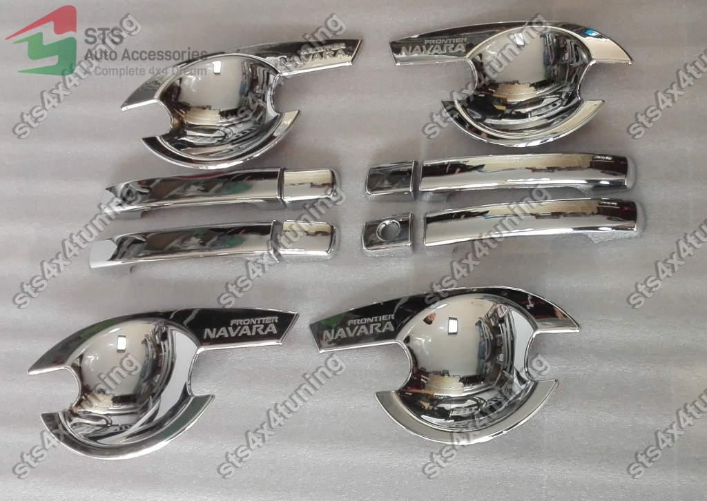 SET ORNAMENT MANERE CROMATE NISSAN NAVARA D40 2006-2014 [12-BUC]